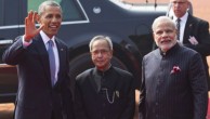 美国总统奥巴马抵达印度访问　当地高度戒备