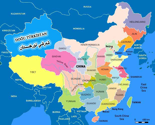 D.T - Çin Haritası