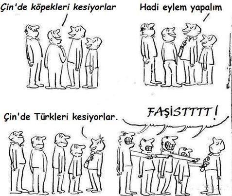 Karikatör-Çin_Uygur