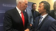 美国副总统迈克彭斯,国务卿 迈克·蓬佩奥 会见 维吾尔 诗人塔伊尔. 马合木提